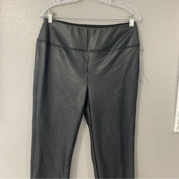 Soft surroundings Faux Leather Leggings blank Medium new with tags B63 - Picture 7 of 11
